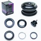 Caixa de direção Neco ZS H148 Aheadset Semi integrado 1-1/8" 44/44 mm preta