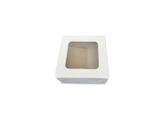 Caixa De Doce Brigadeiro Com Visor 8x8x4 Kraft 50 Unidades