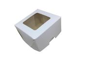 Caixa De Doces Bombom trufas 7x7x4 branco 20 Uni