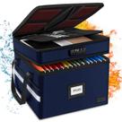 Caixa de Documentos à Prova de Fogo ETRONIK - 2 Camadas, com Fechadura e 39x35x31cm Caixa de Documentos à Prova de Fogo ETRONIK - 2 Camadas, com Fechadura e 39x35x31cm