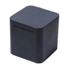 Caixa de economia de dinheiro preta de aço inoxidável 15x15x15cm