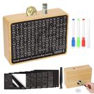 Caixa de economia de dinheiro Zayeemi Cash Vault Wooden Savings WMB-1