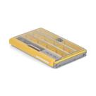 Caixa de equipamento impermeável Plano EDGE 3600 28x18x4 cm Cinza Amarelo