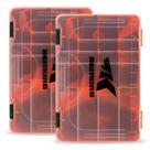 Caixa de equipamento KastKing Bait Vault Camouflage com divisórias, 2 pacotes