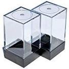 Caixa de exibição Chessex Plastic Figure, tamanho médio, pacote com 2 unidades