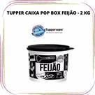 Caixa de Feijão Pop Box 2 kilos Branco Tupperware