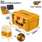 Caixa de Ferramenta Empilhável Ingco 48x32x24cm PBXS103 Funda
