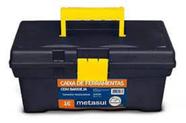 Caixa de ferramenta standard 16 pol com bandeja metasul Caixa de ferramenta standard 16 pol com bandeja metasul