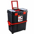 Caixa de Ferramentas 18" Com Rodas Forte Resistente Worker