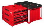 Caixa De Ferramentas 3 Gavetas Packout Milwaukee 48-22-8443 Vermelho Caixa De Ferramentas 3 Gavetas Packout Milwaukee 48-22-8443 Vermelho