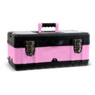 Caixa de ferramentas Pink Power Pink 18 Small Metal Plastic para mulheres