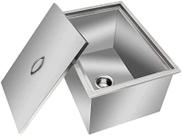 Caixa de Gelo Térmica AHLOKI 304 em Aço Inoxidável - 34,9L