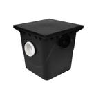 Caixa de Gordura Plástica Grande 40x41x41cm cor Preta - Metasul, Opção: Preto(a)