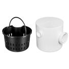 Caixa de Gordura Sifonada Redonda c/ Tampa + Cesto 2305 250x250x75mm/100 - Herc Caixa de Gordura Sifonada Redonda c/ Tampa + Cesto 2305 250x250x75mm/100 - Herc