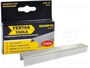 Caixa De Grampos Para Grampeador Tapeceiro 6mm Fertak 8506