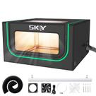 Caixa de gravação a laser Cregrant3D 72x72x40 cm Kit de ventilação LED