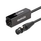 Caixa de isolamento de áudio Ground Loop Isolator XLR WiSwinda 3 pinos