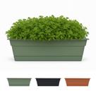 Caixa de janela de resina Planter Bloem Dura Cotta de 46 cm com pires Caixa de janela de resina Planter Bloem Dura Cotta de 46 cm com pires