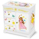 Caixa de joias musical Princesa Giggle & Honey 23x13x24 cm
