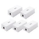 Caixa de junção Cable Matters Cat 6 Splice White, pacote com 5