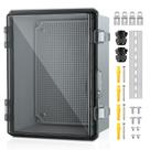 Caixa de junção elétrica Joisyoya Waterproof IP67 Clear 35x25x15cm