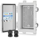 Caixa de junção elétrica TICONN IP67 ABS 15x10x7 cm