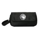 Caixa de lápis Games Of Thrones Bolsa de papelaria de grande capacidade