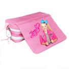 Caixa de lápis Jojos Siwas Pink Big Capacity Oxford 21x6x9cm Caixa de lápis Jojos Siwas Pink Big Capacity Oxford 21x6x9cm