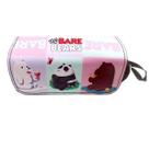 Caixa de lápis Wes Bares Bears Anime de grande capacidade PU+algodão Caixa de lápis Wes Bares Bears Anime de grande capacidade PU+algodão