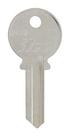 Caixa de latão de face única Hillman Key Blank 118 em 1 com 4