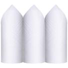 Caixa de Lenço Masculino Algodão 32 X 32 cm - 2405 Branco