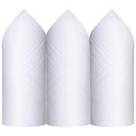 Caixa de Lenço Masculino Algodão 39 X 39 cm - 344 Branco