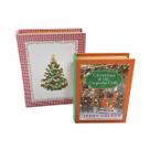 Caixa de Livro Decoração de Natal Enfeite Porta-objetos 2 Tamanhos