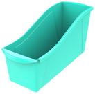 Caixa de livros Storex Interlocking Large Teal 36x13x18cm