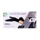Caixa de Luvas Nitrílicas Unigloves Preta Tamanho M - 100 unid.