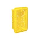 Caixa de Luz 4x2 Embutir Para Alvenaria Amarela - Legrand