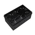 Caixa de Luz 4x2 Retangular Preta Tigre Caixa de Luz 4x2 Retangular Preta Tigre