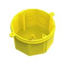 Caixa de Luz 4X4 Octagonal Amarela Tigre Caixa de Luz 4X4 Octagonal Amarela Tigre