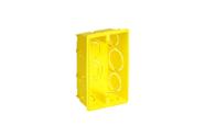 Caixa de Luz Amarela 4x2 Eletroduto Flex Corrugado (24 Unidades) Krona Caixa de Luz Amarela 4x2 Eletroduto Flex Corrugado (24 Unidades) Krona