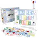 Caixa de luz de cinema BONNYCO Blue com 400 letras, emojis e 2 marcadores