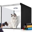 Caixa de luz de estúdio fotográfico Fasonic 32x32 com 210 contas de LED