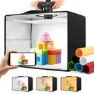 Caixa de luz fotográfica hellovetee 40x30x30cm CRI95 120 LEDs