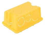 Caixa de Luz PVC 4x2 Retangular Amarela Tramontina