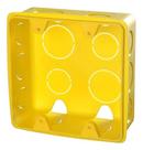 Caixa de Luz PVC 4x4 Amarela Krona Caixa de Luz PVC 4x4 Amarela Krona