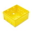 Caixa de luz pvc 4x4 amarela - tramontina
