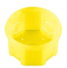 Caixa de Luz PVC Octogonal 3x3 Amarela Tramontina Caixa de Luz PVC Octogonal 3x3 Amarela Tramontina