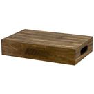 Caixa de maçã Kupo Meia 51x30x10 cm Bétula manchada de marrom