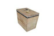 Caixa de Madeira com isopor para gelo patinado (palha)(25x15,5x21,5)cm (P331B1) - JOHN SOMERS ESTANHOS Caixa de Madeira com isopor para gelo patinado (palha)(25x15,5x21,5)cm (P331B1) - JOHN SOMERS ESTANHOS