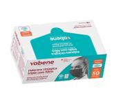 Caixa de mascara descartavel preta 50 uni vabene