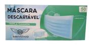 Caixa de máscaras Santino Tripla Camada - 50 Unidades